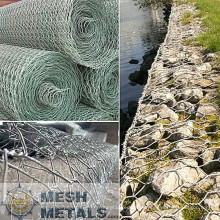 Malla de alambre hexagonal para Gabion Basket